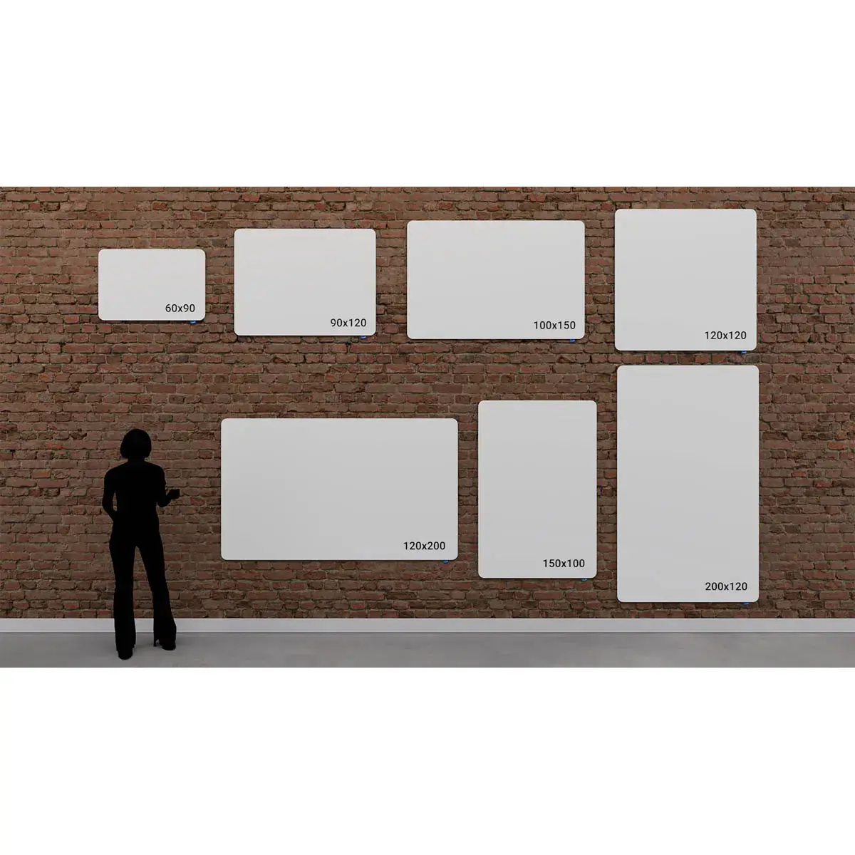Whiteboard zonder frame Essence - Emailoppervlak - 119,5 x 119,5 cm - LEGAMASTER