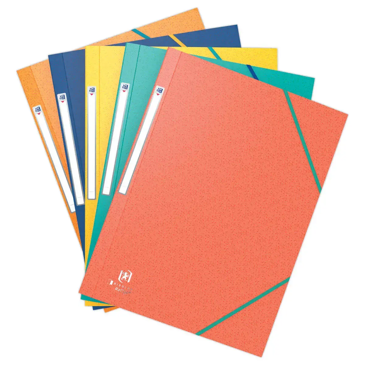 10  Hoes 3 flappen Bicolor Recyc+ - Verschillende kleuren - OXFORD 