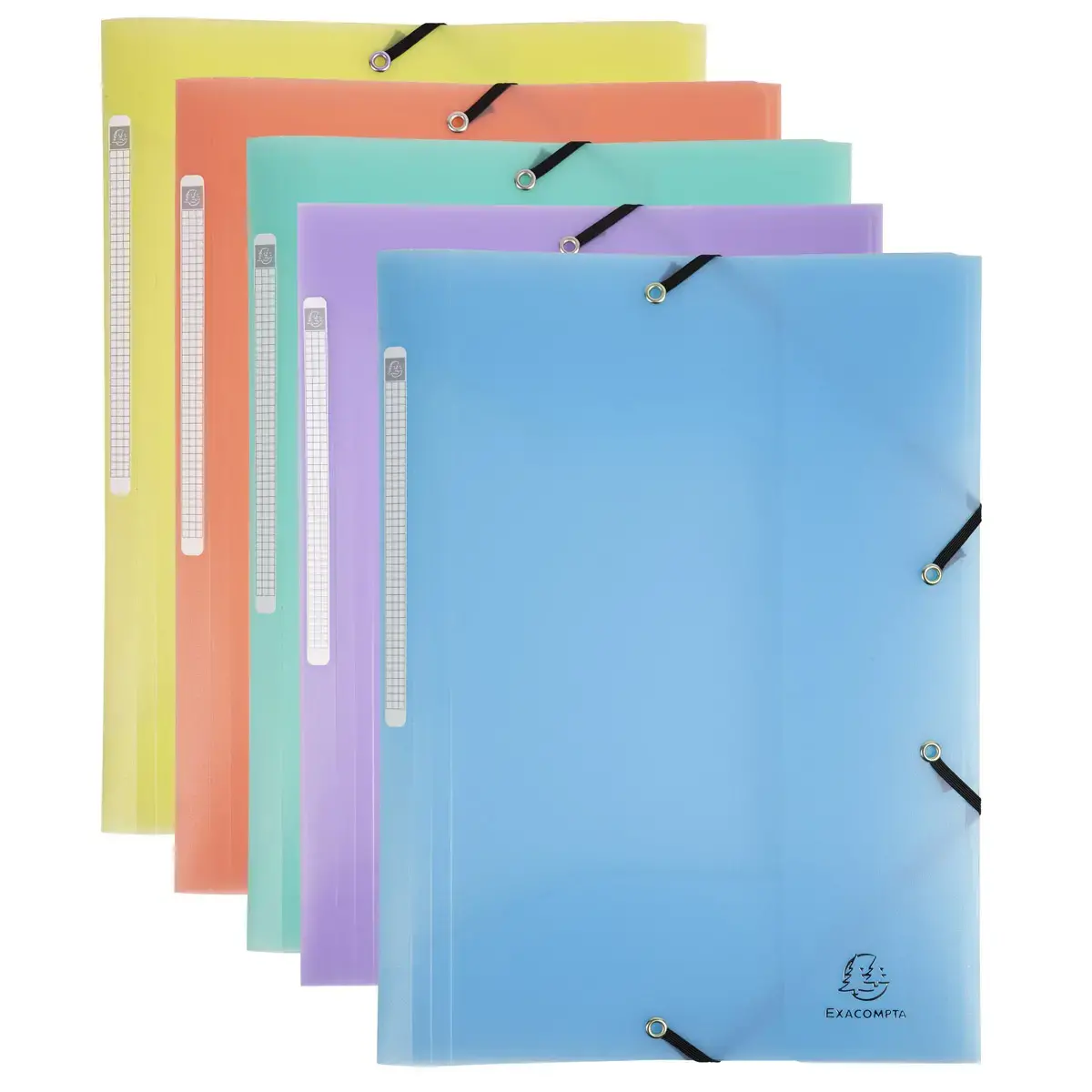 Mappen 3 flappen met elastiek -  A4 Chromaline Pastel - EXACOMPTA 