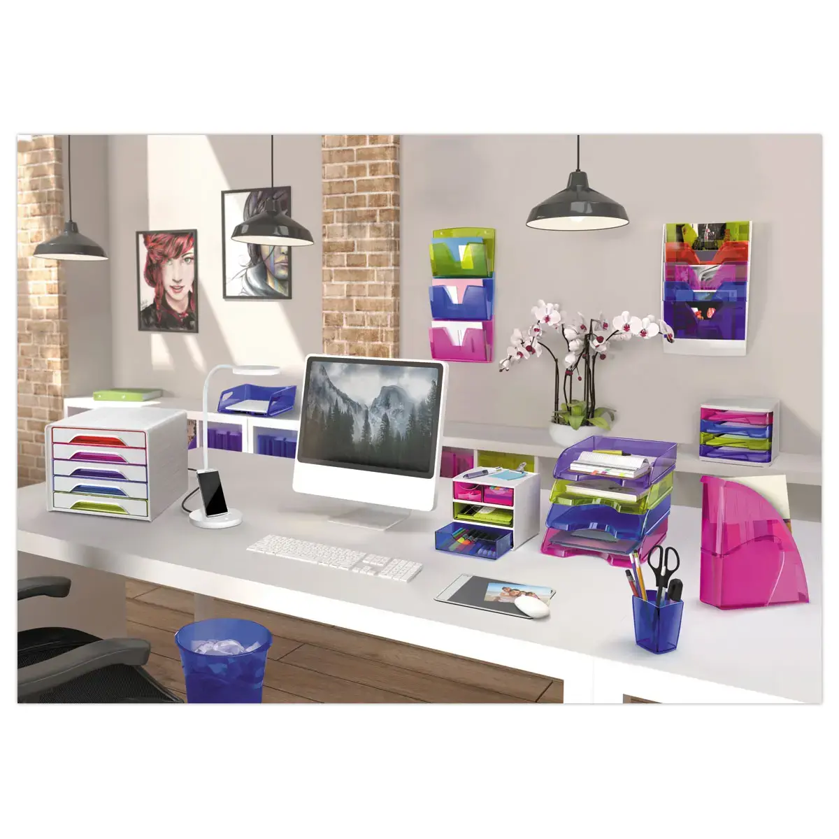 Tijdschriftenhouder Pro Happy - Rug 8 cm - Kleurloos - CEP