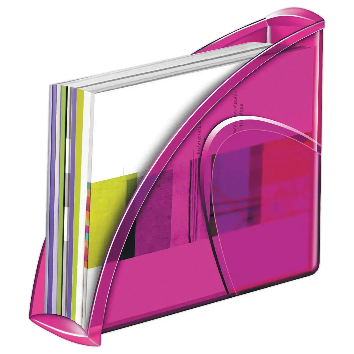 Tijdschriftenhouder CEP Pro Happy-Dos 8 cm - Roze