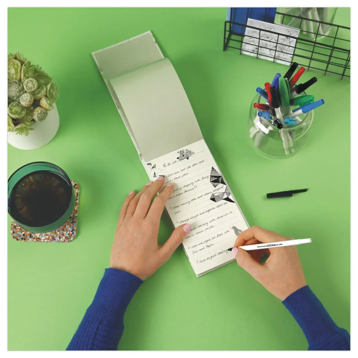 50 Recycled Kilometrico balpen - Zwart