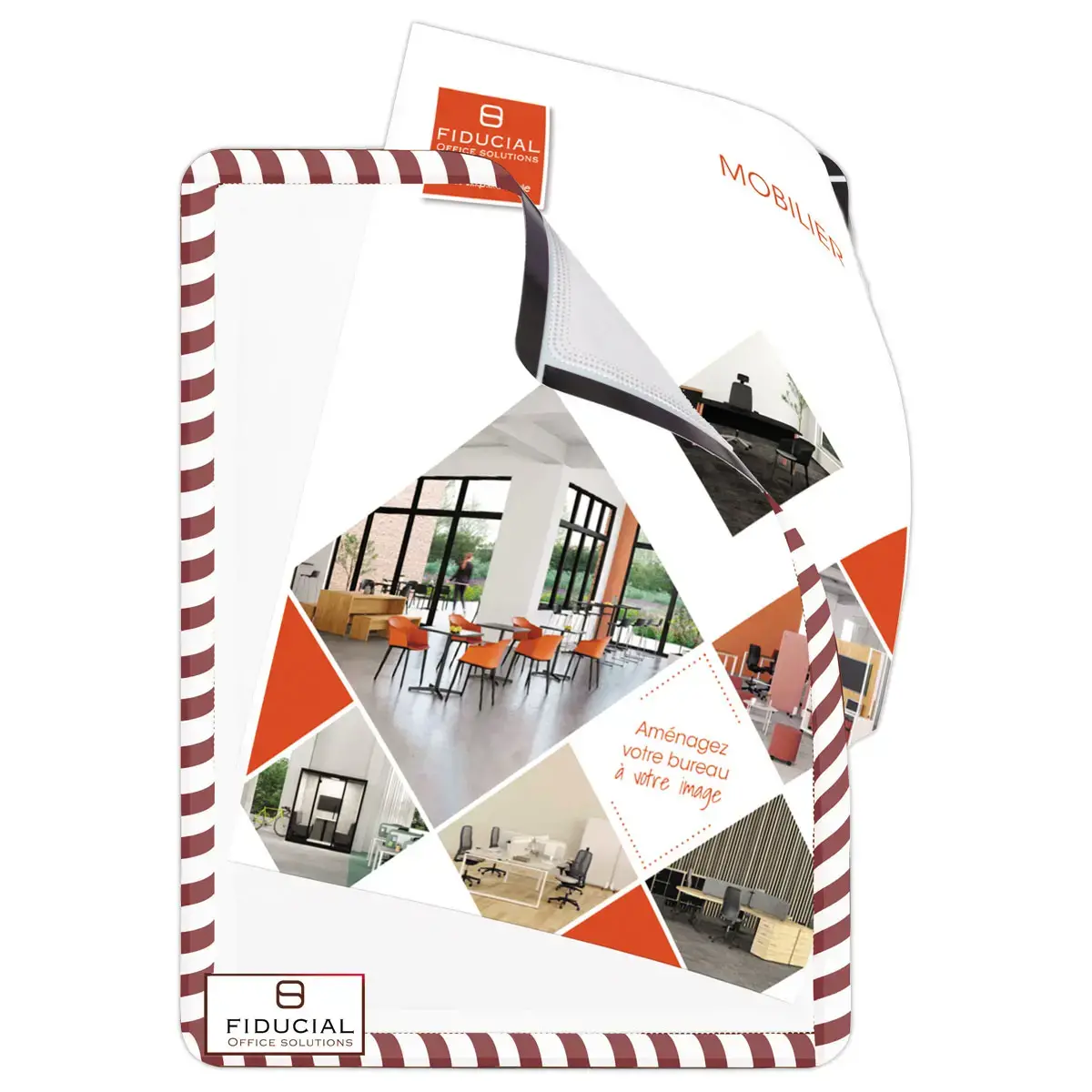 2  Zwarte magnetische A4 lijst - Tarifold 