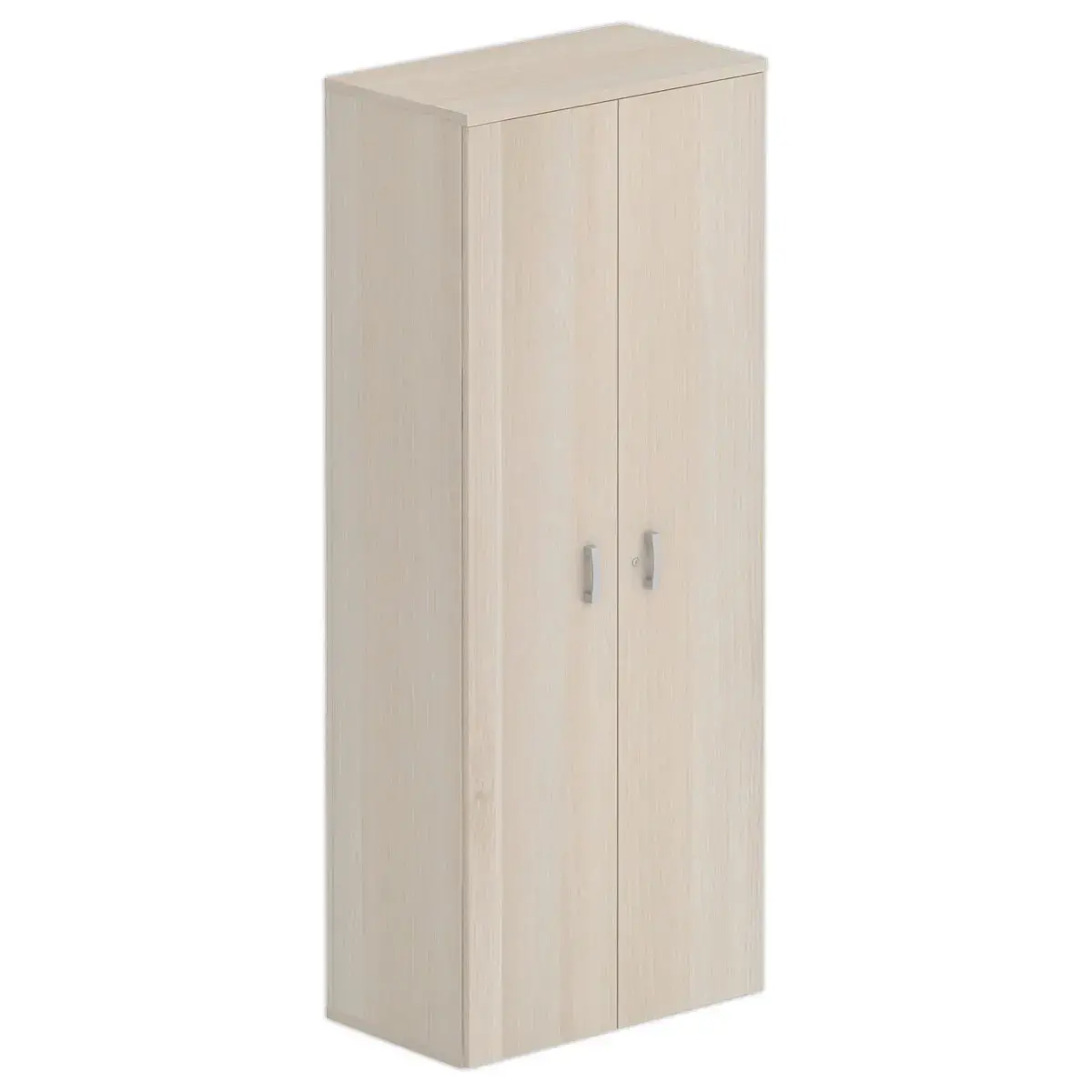 Hoge melamine kast 2 deuren 197x80x42cm acacia
