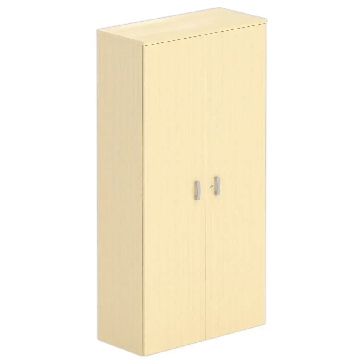 Hoge melamine kast 2 deuren 197x100x42cm beuken