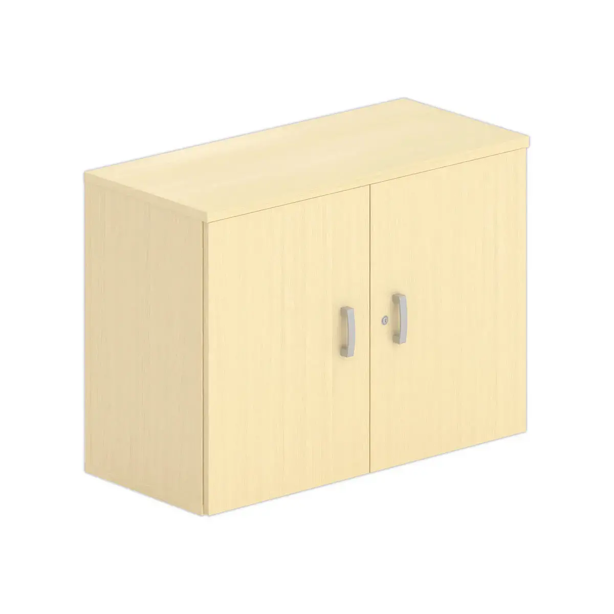 Lage melamine kast 2 deuren 73x100x42cm beuken