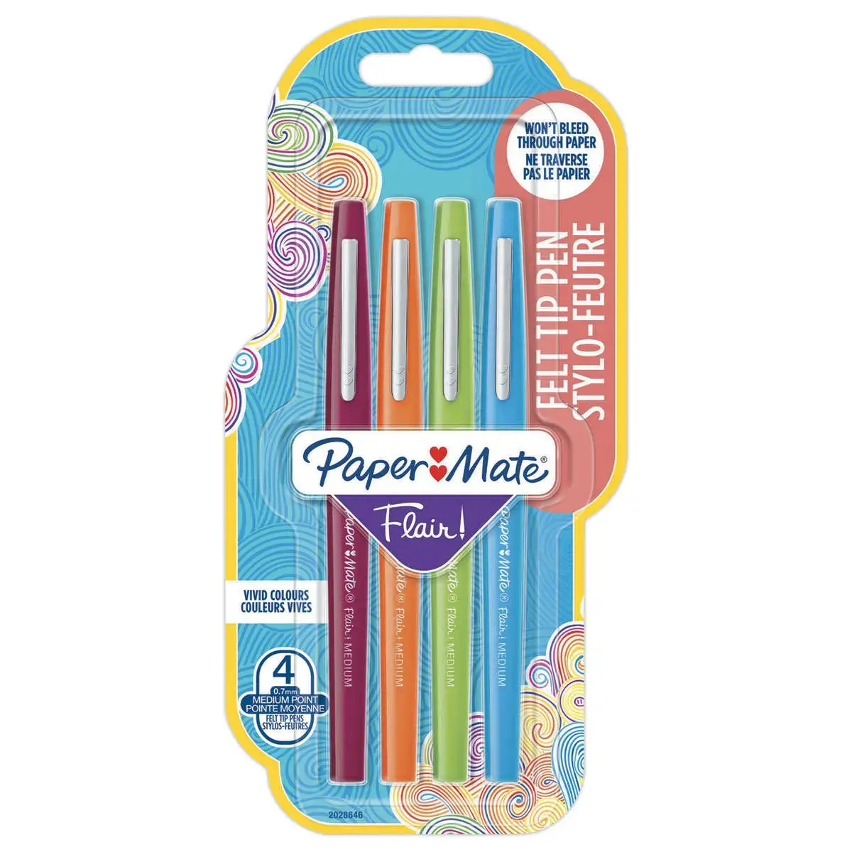 4  Paper Mate Flair fun stiften - Medium schrijven 