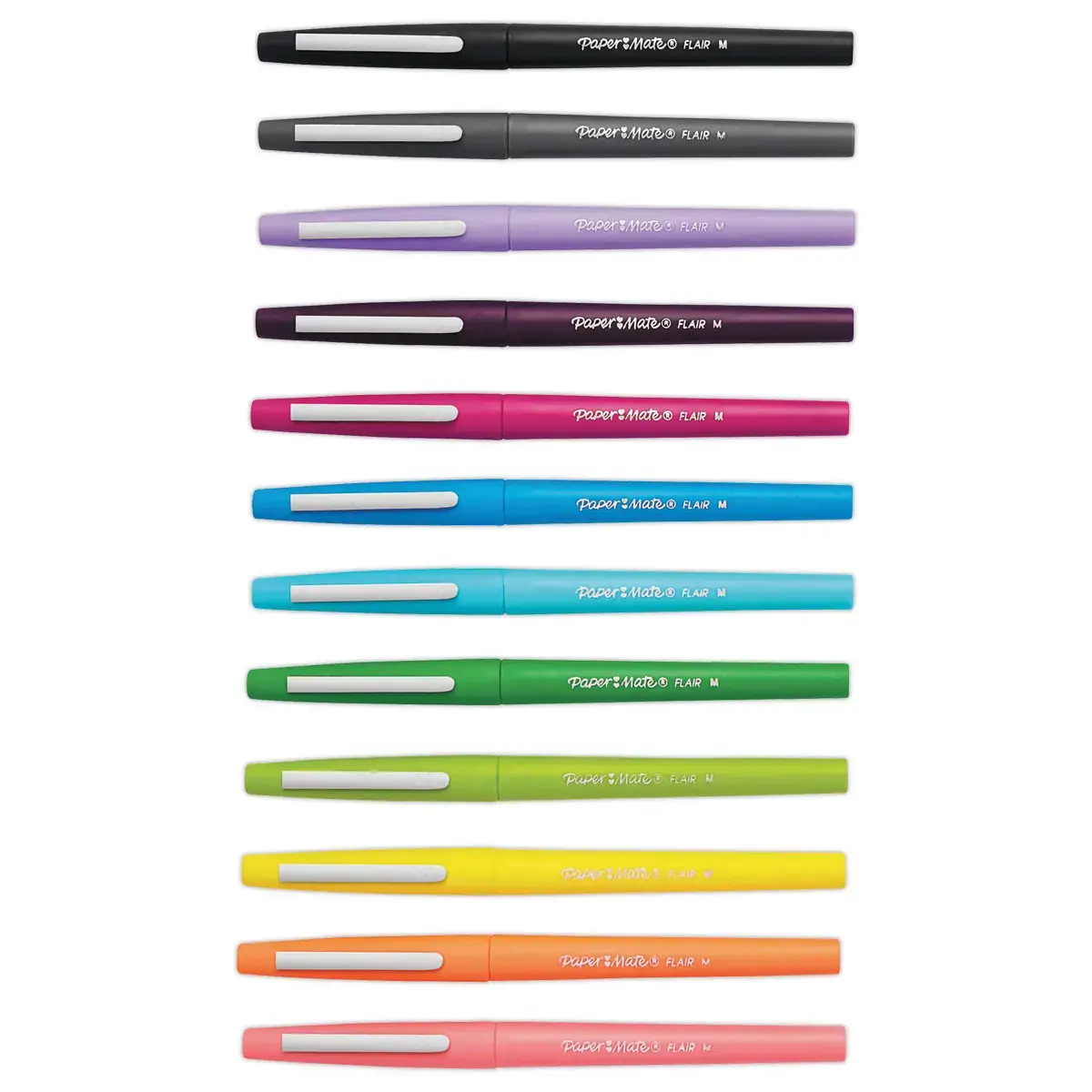 12 Paper Mate Flair Tropical viltstiften - Medium schrijfdikte