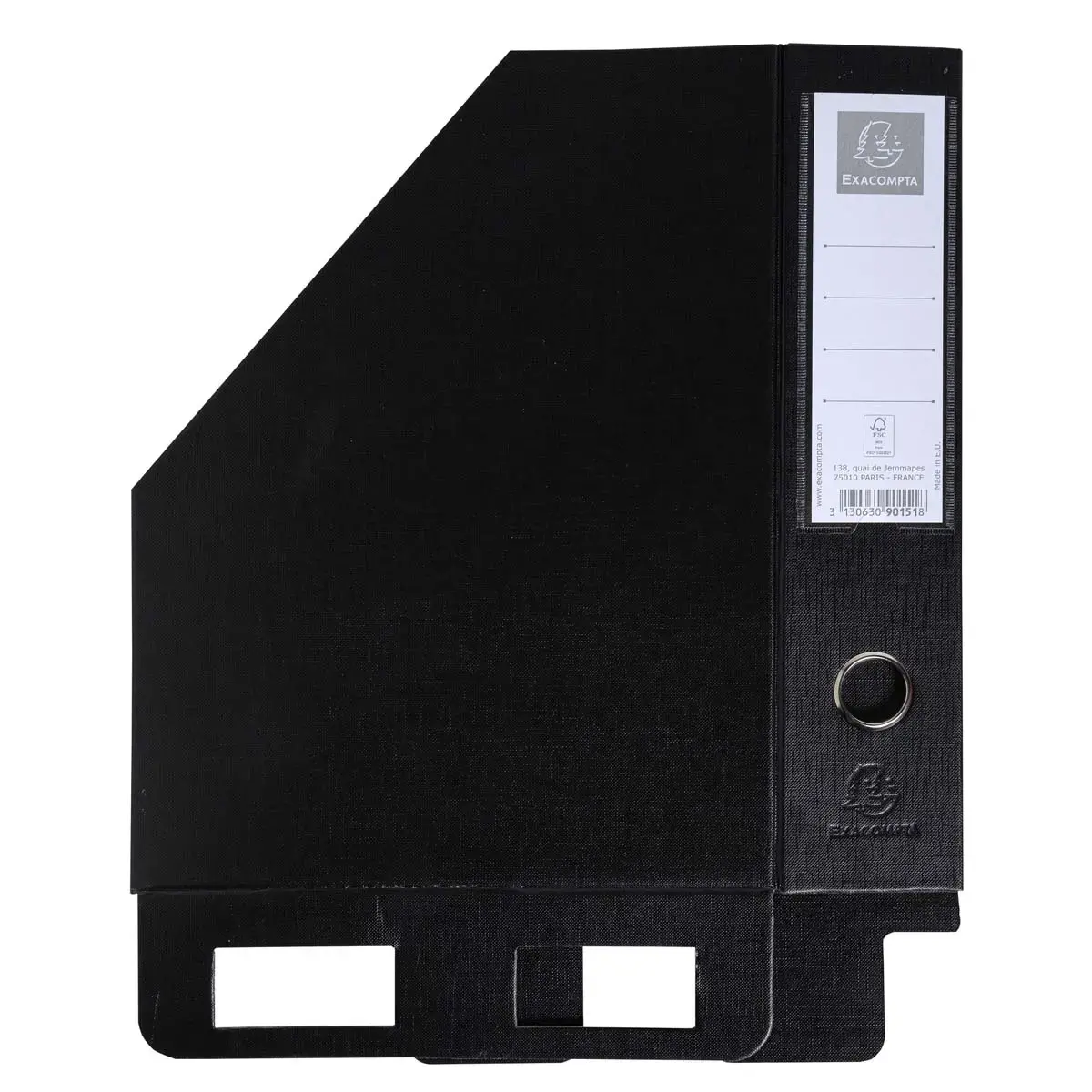 Tijdschriftenhouder EXACOMPTA - Opvouwbaar in Polypro - Rug 7 cm