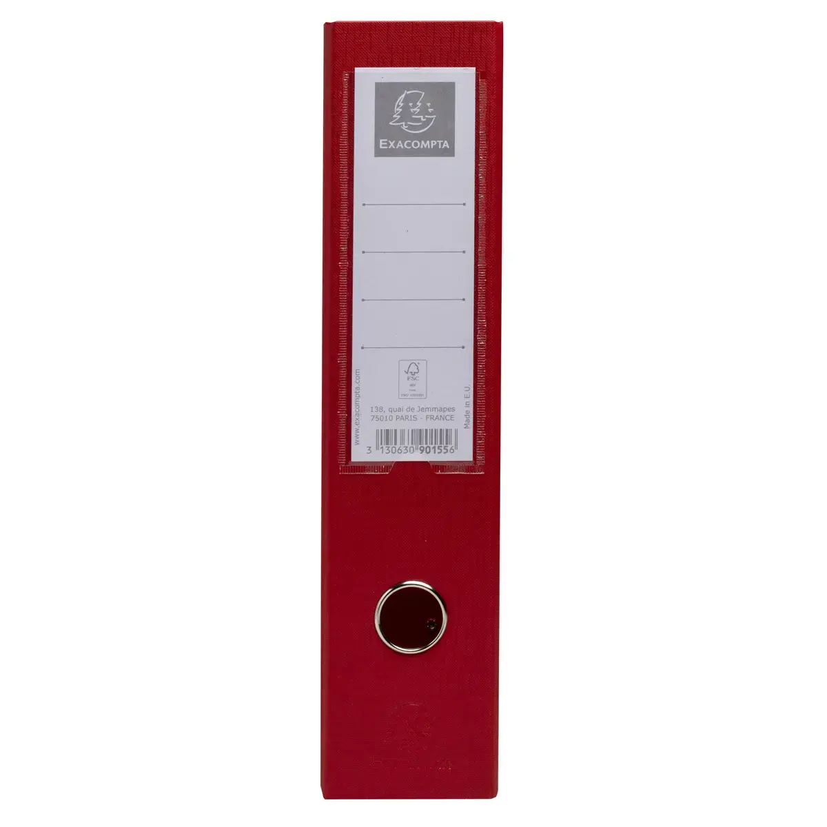 Vouwbare tijdschriftenhouder EXACOMPTA in polypro- Rug 7 cm - rood 