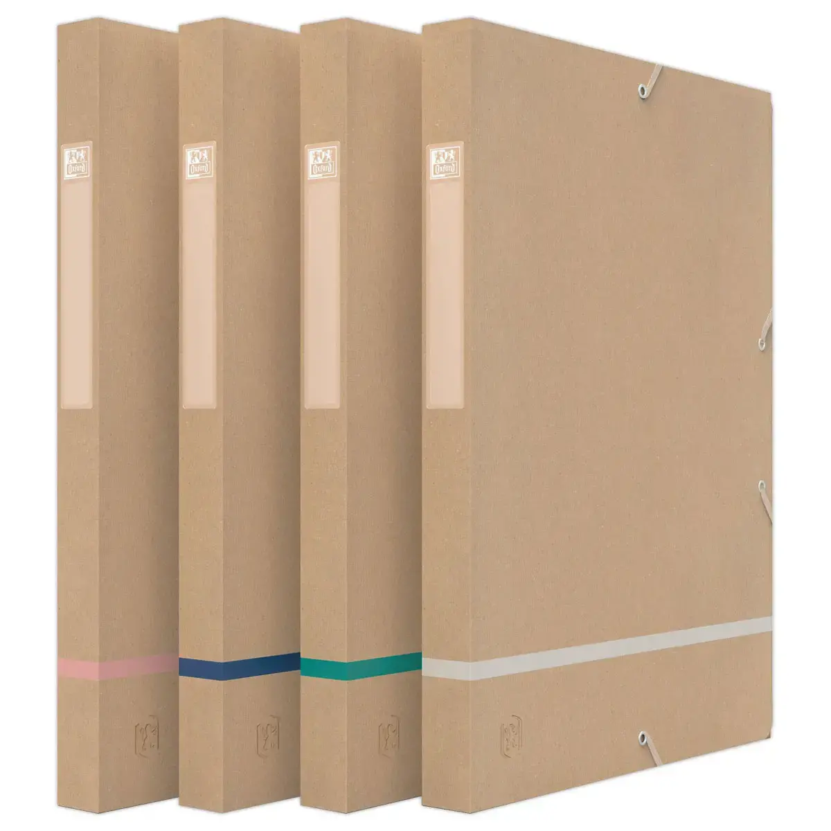 12 Klasseerdoos Touareg gerecycleerde kaart - rug 2,5 cm - OXFORD
