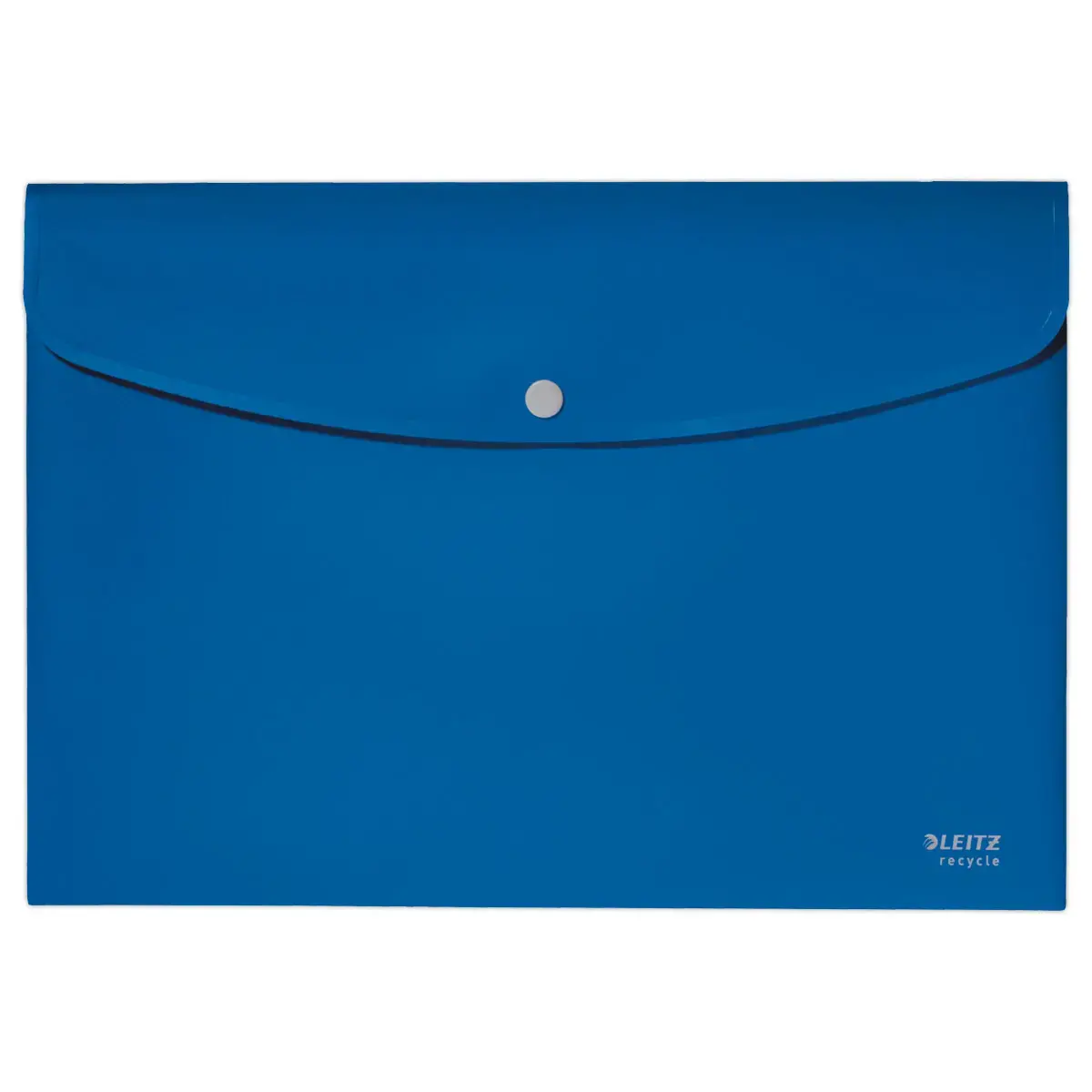 Druksluiter Leitz PP gerecycled A4 blauw