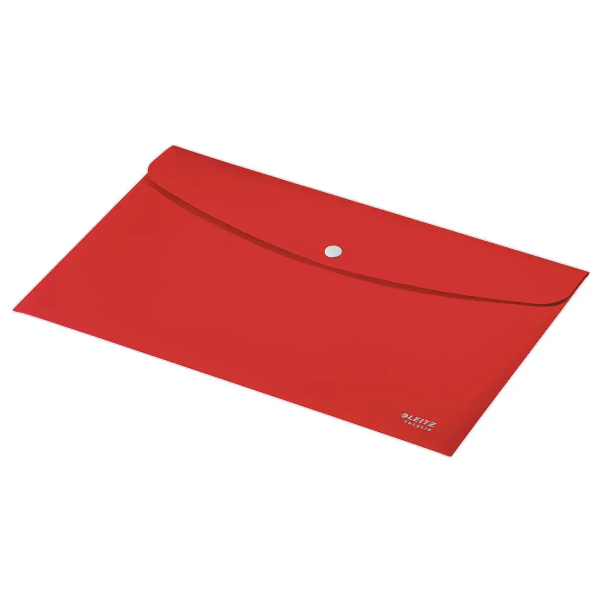 Druksluiting Leitz PP gerecycled A4 rood 