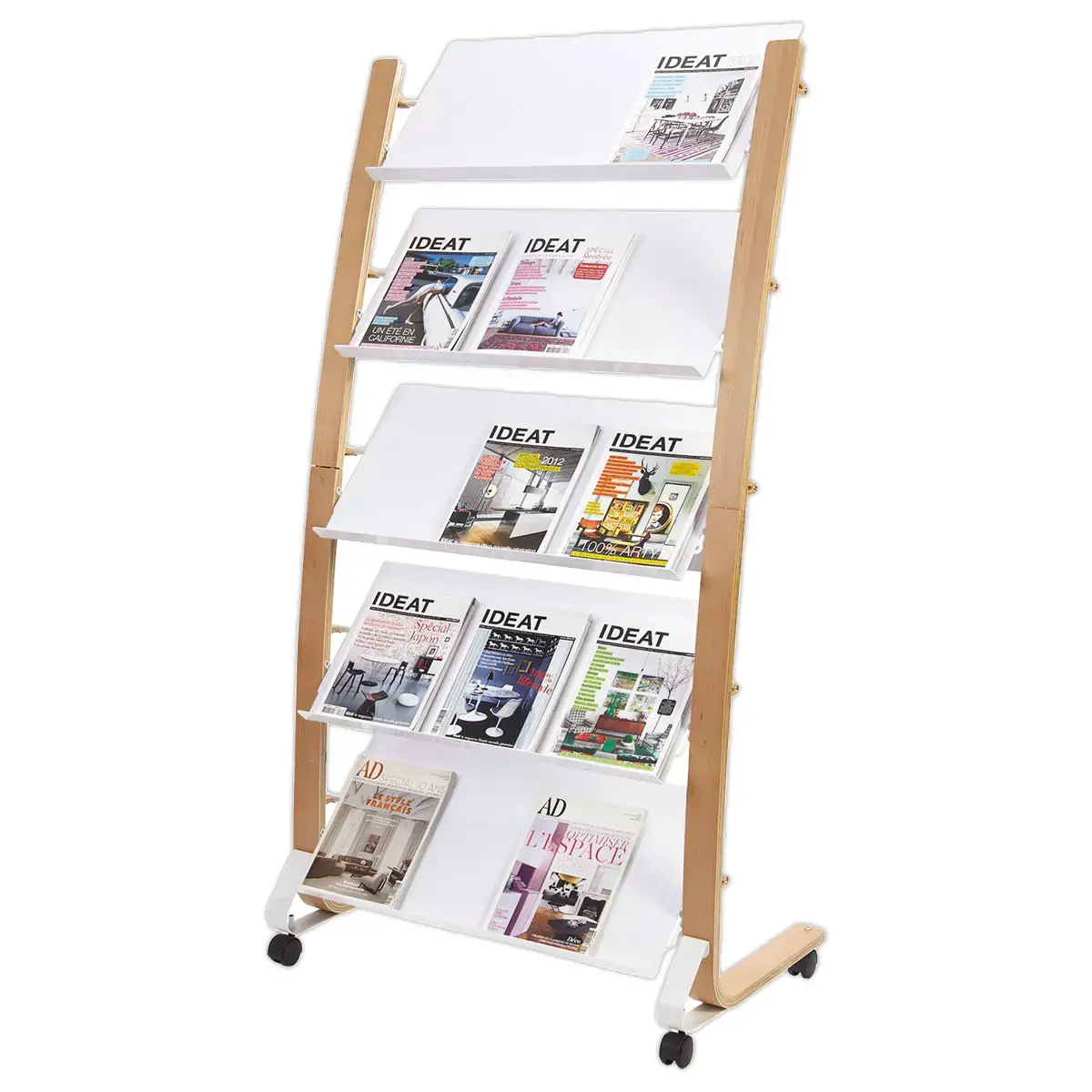 Mobiele vloerdisplay 15 compartimenten