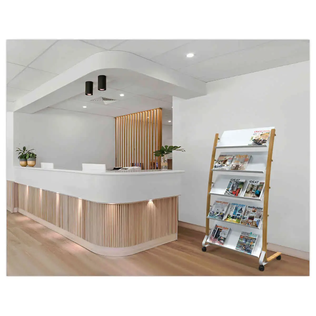 Mobiele vloerdisplay 15 compartimenten