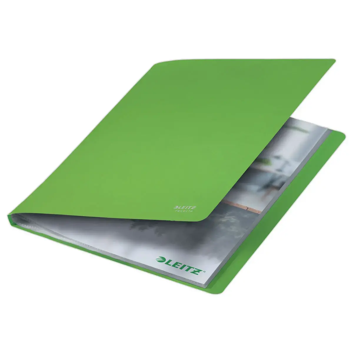 Documentbeschermer recycled PP - 40 hoezen - groen 