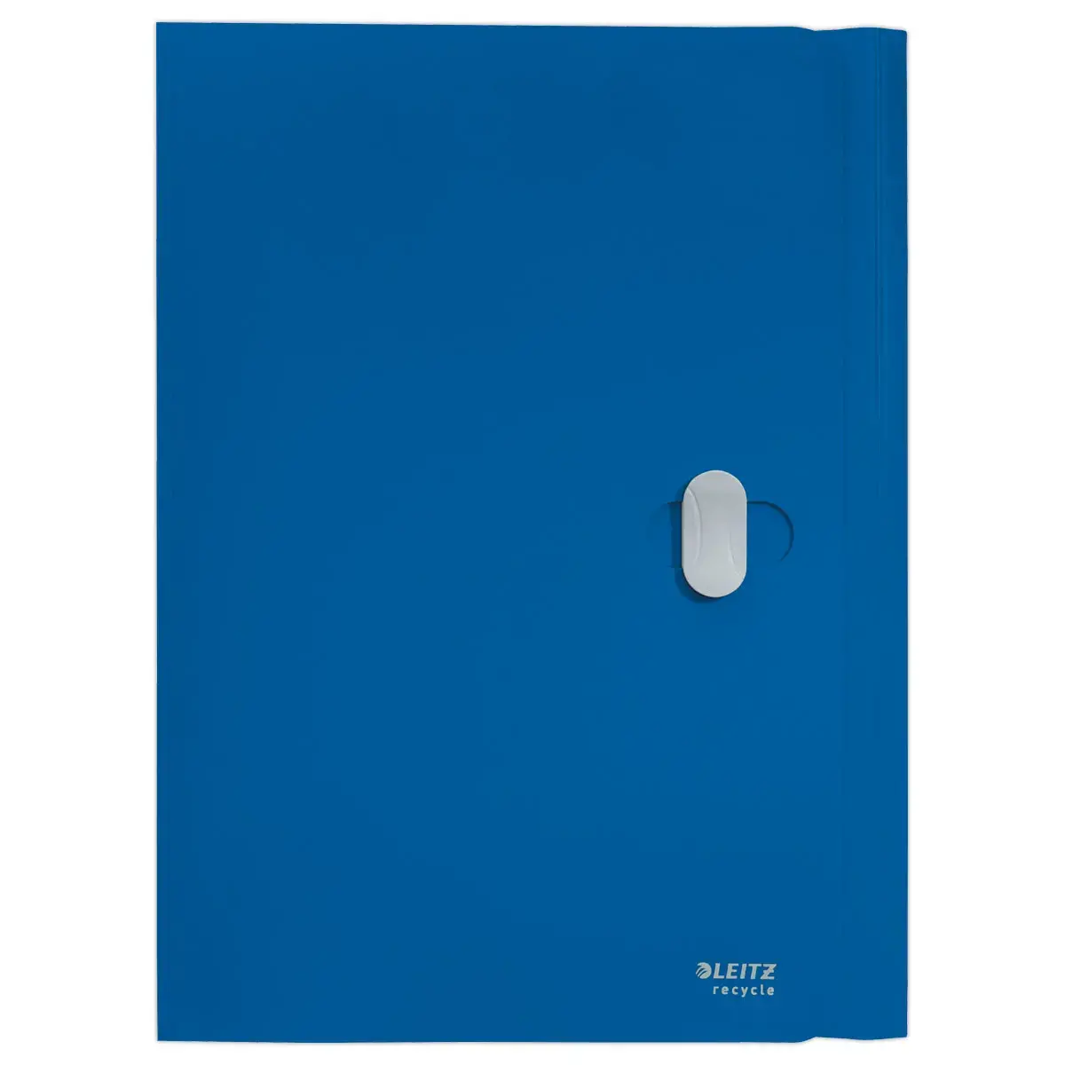Map LEITZ 3 flappen - gerecycleerd PP - blauw 