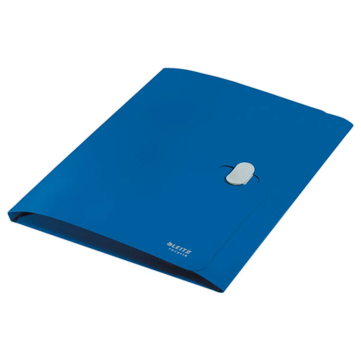 Map LEITZ 3 flappen - gerecycleerd PP - blauw 