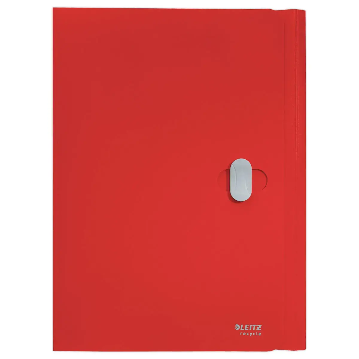 Map LEITZ 3 flappen - gerecycleerd PP - rood 