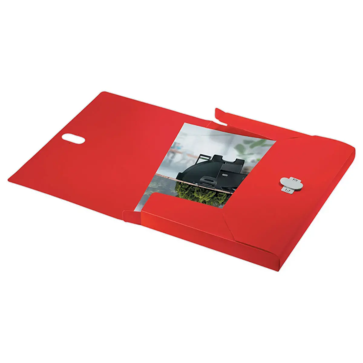 Gerecycleerde klasseerdoos - rood - LEITZ