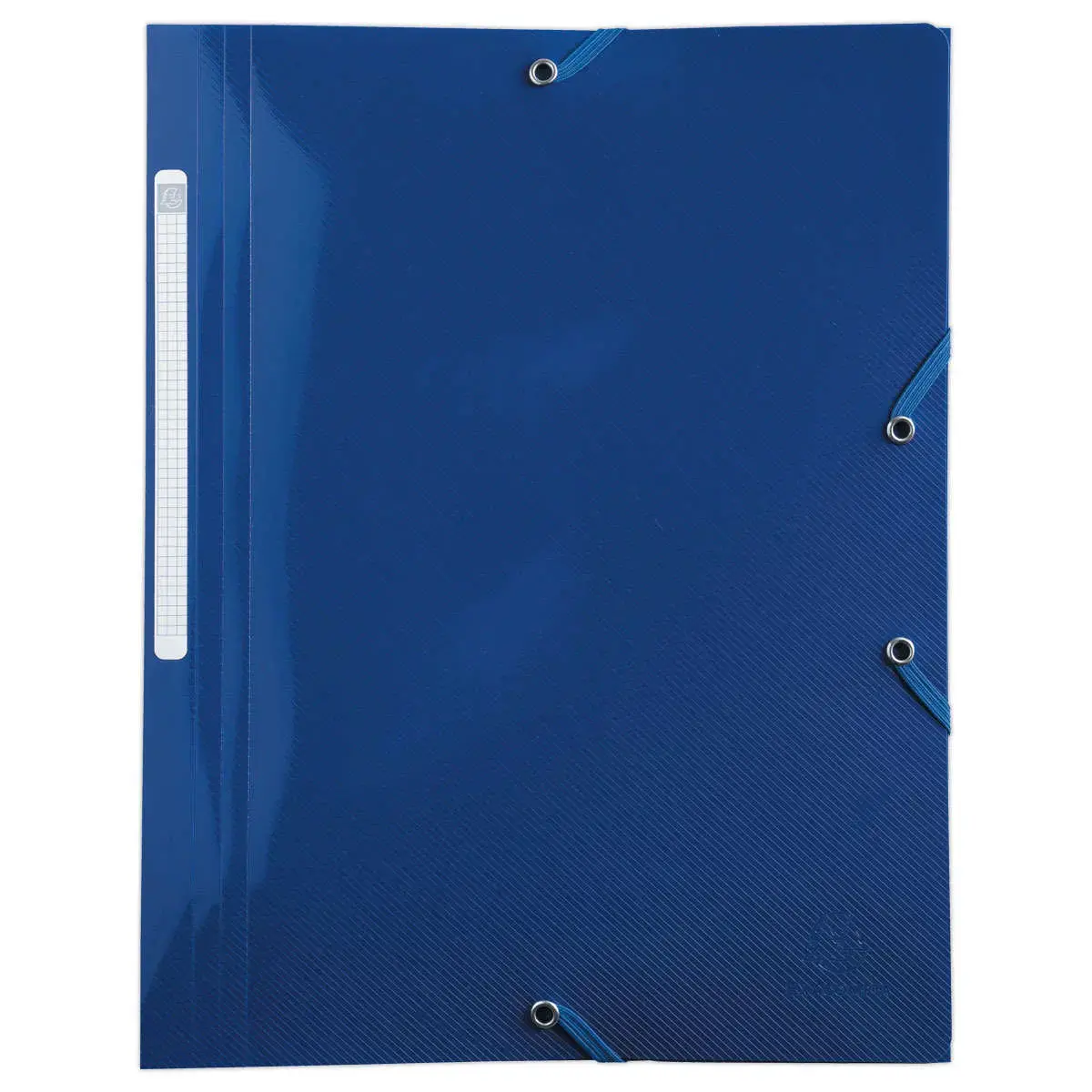 Map met elastiek polypropyleen gerecycleerd BeeBlue - Marineblauw - EXACOMPTA