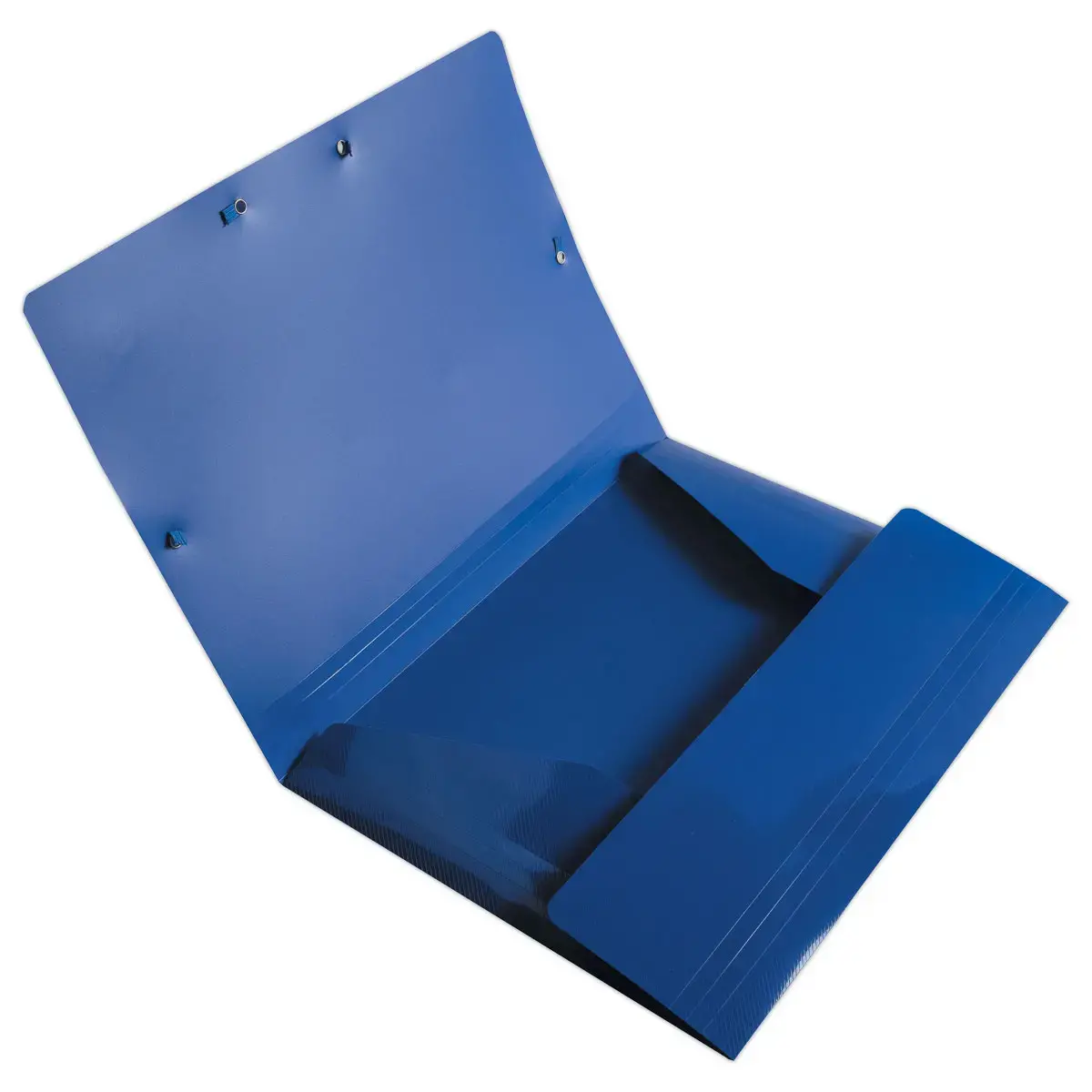 Map met elastiek polypropyleen gerecycleerd BeeBlue - Marineblauw - EXACOMPTA