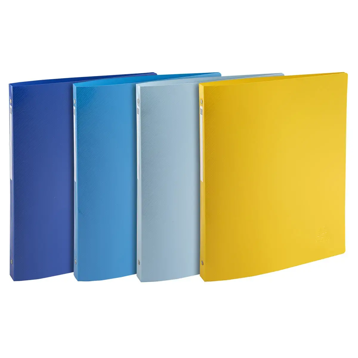 4  Ringband 4 ringen 1.5cm gerecycled PP BeeBlue - Assorti 