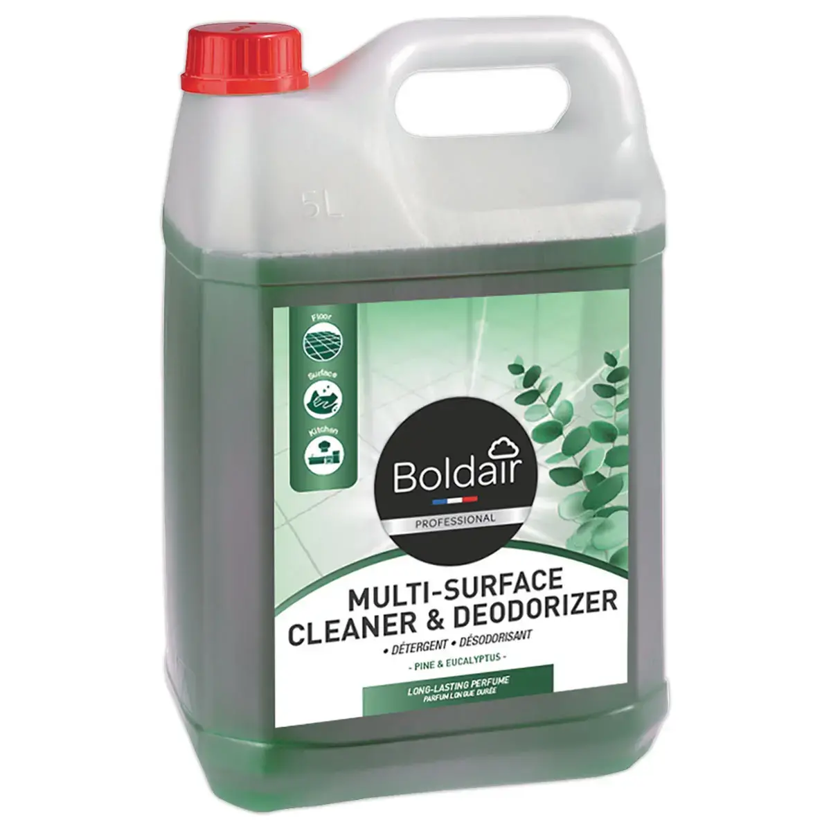 Multi-oppervlakte reiniger en geurverfrisser den/eucalyptus 5L