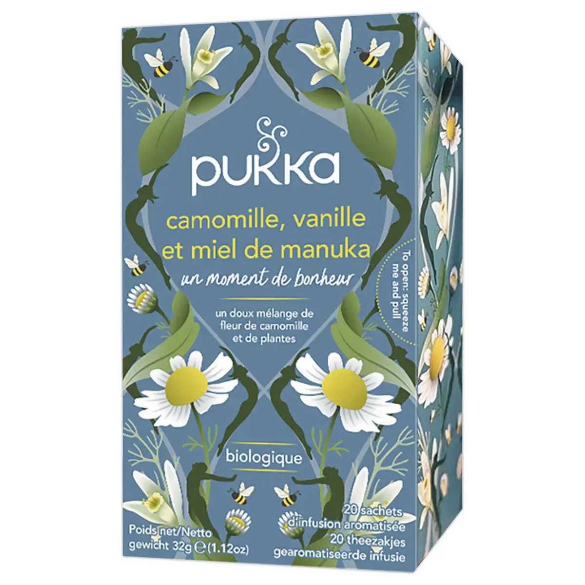 20 Pukka kamille vanille honing infusie zakjes
