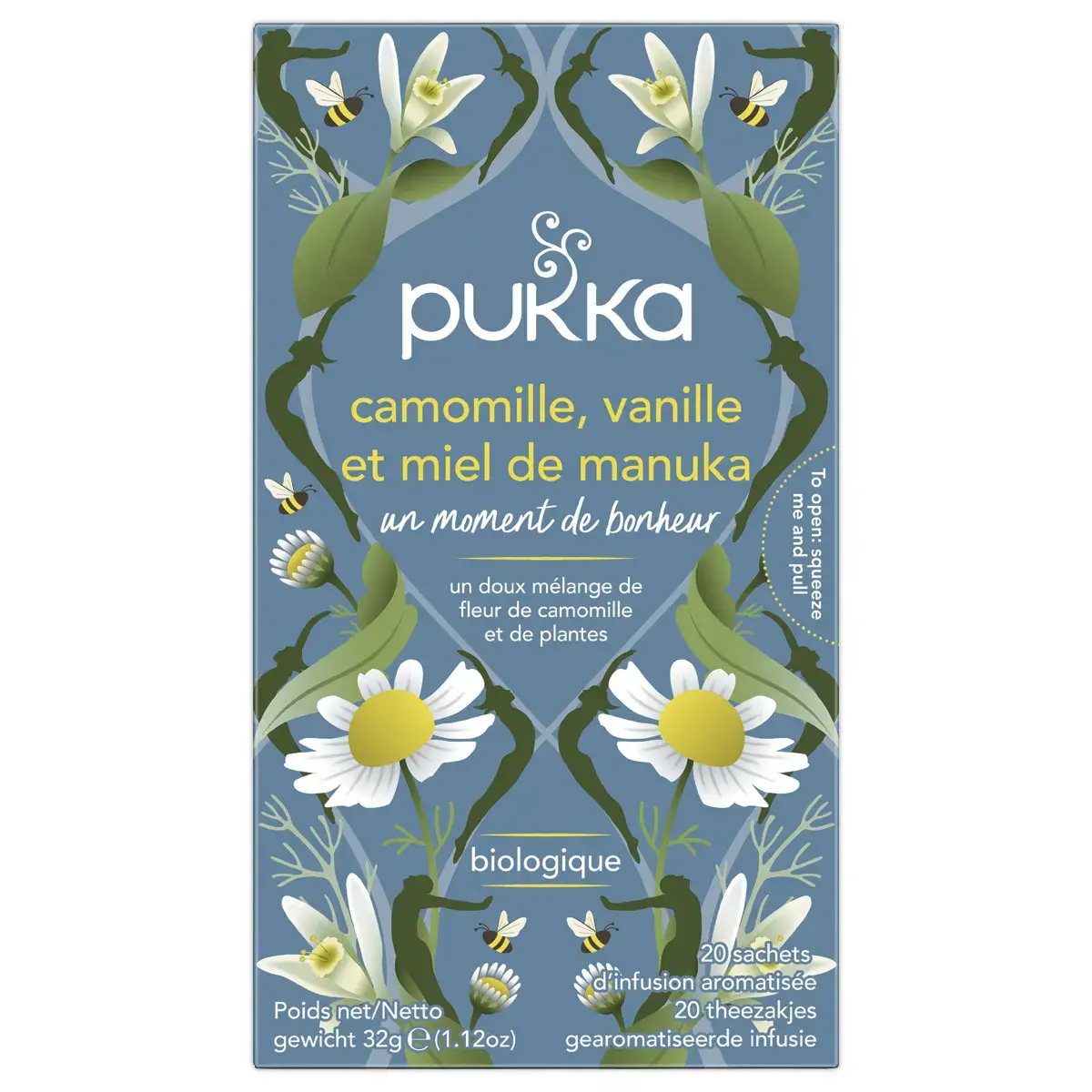 20 Pukka kamille vanille honing infusie zakjes