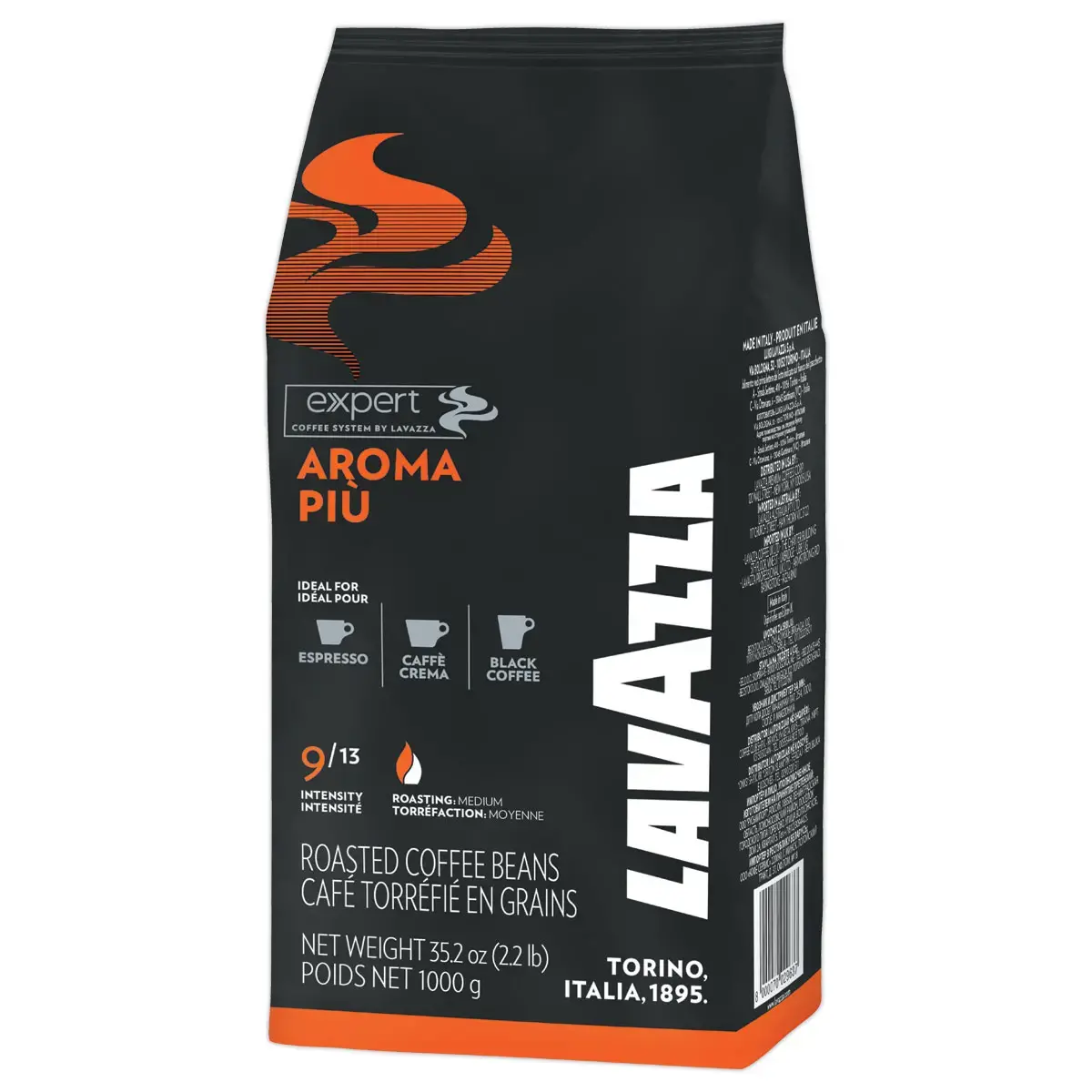 Koffiebonen 1kg LAVAZZA Aroma Piu