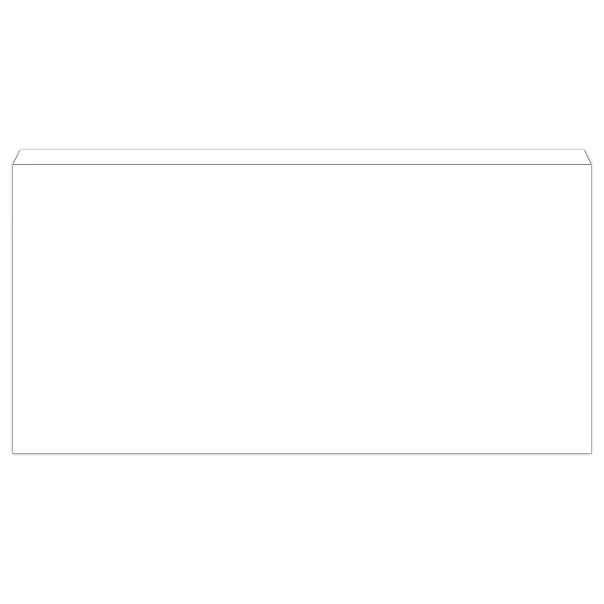 500 witte enveloppen 110x220 80 gr zelfklevend Fiducial