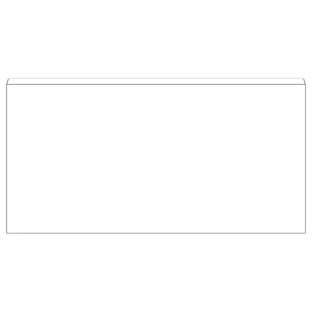 500 witte enveloppen 114x229 80 gr siliconen Fiducial