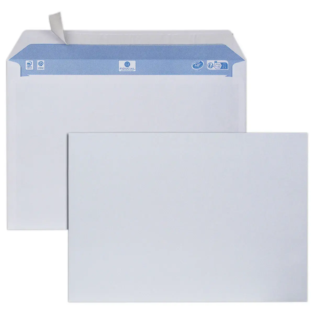 250 witte enveloppen 229x324 90g siliconen