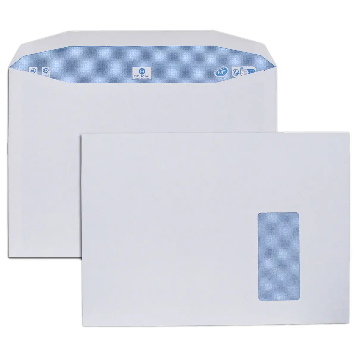 250 witte enveloppen 229x324 90 g fen 105x50 gecoat