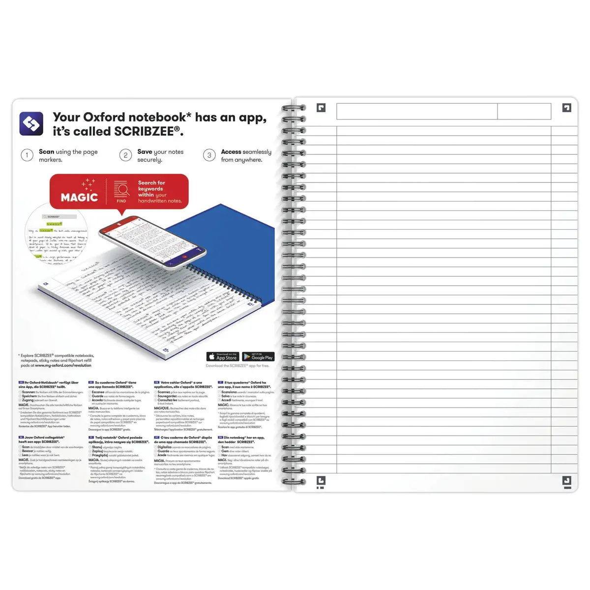 Schrift Oceanis -  A4 180 pagina's - OXFORD 