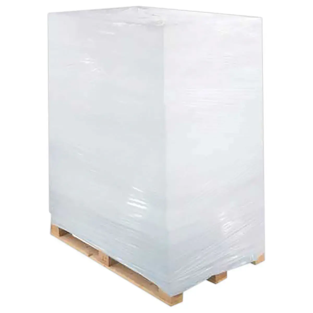 6 handmatige stretchfolie rollen 17µ - 450mm x 270m wit