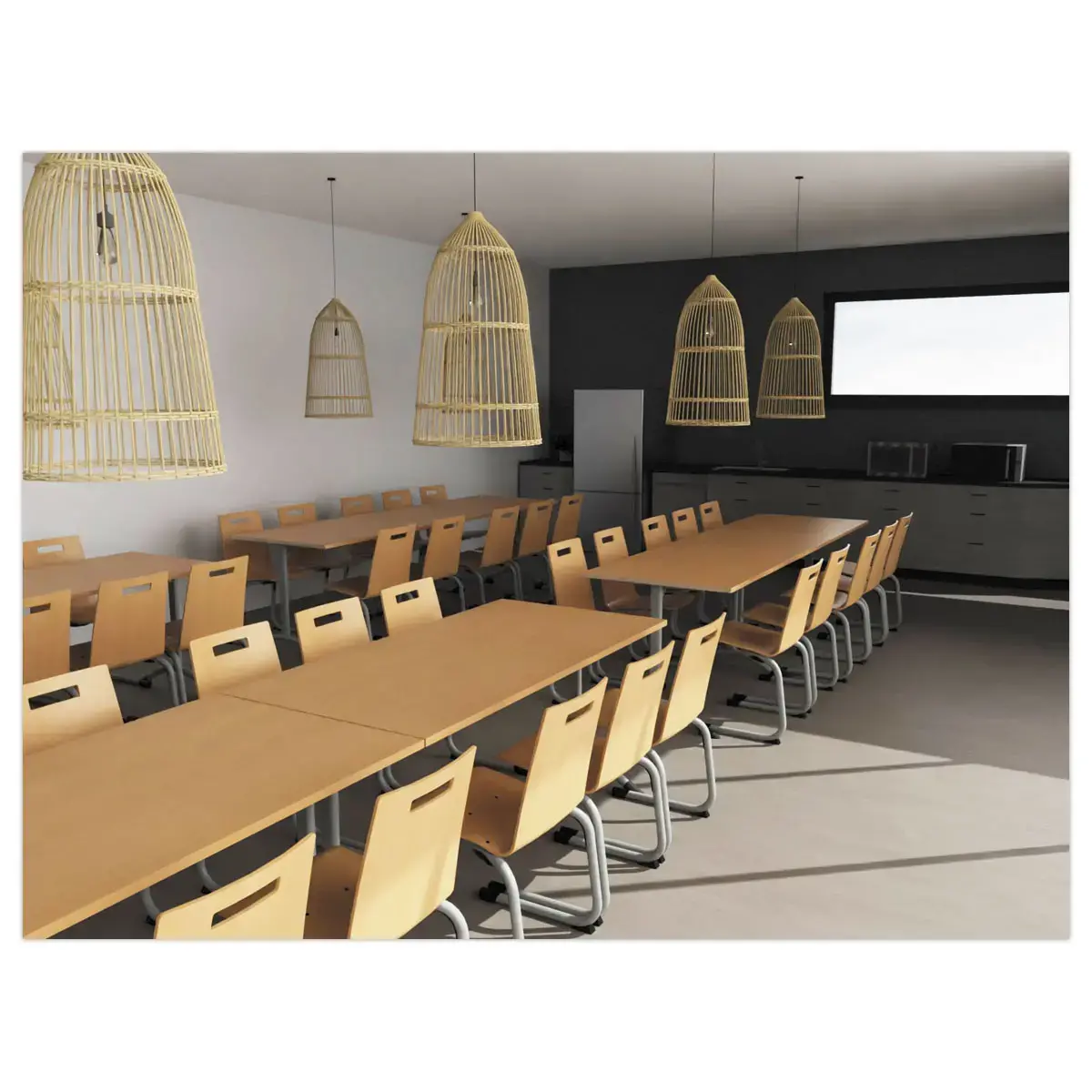 Stoel GALLA AST hout / aluminium gemonteerd