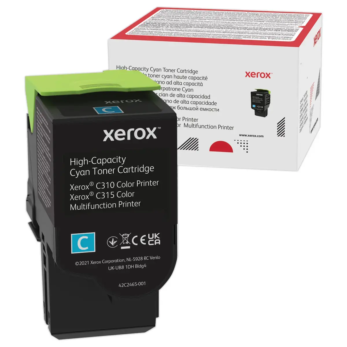 TONER XEROX 006R04365 Cyaan 
