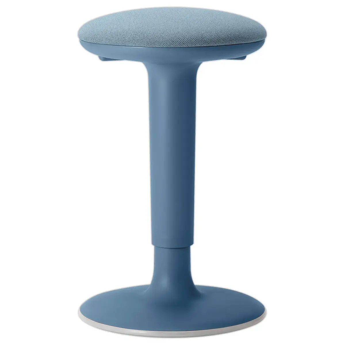 Blauwe schommelkruk 