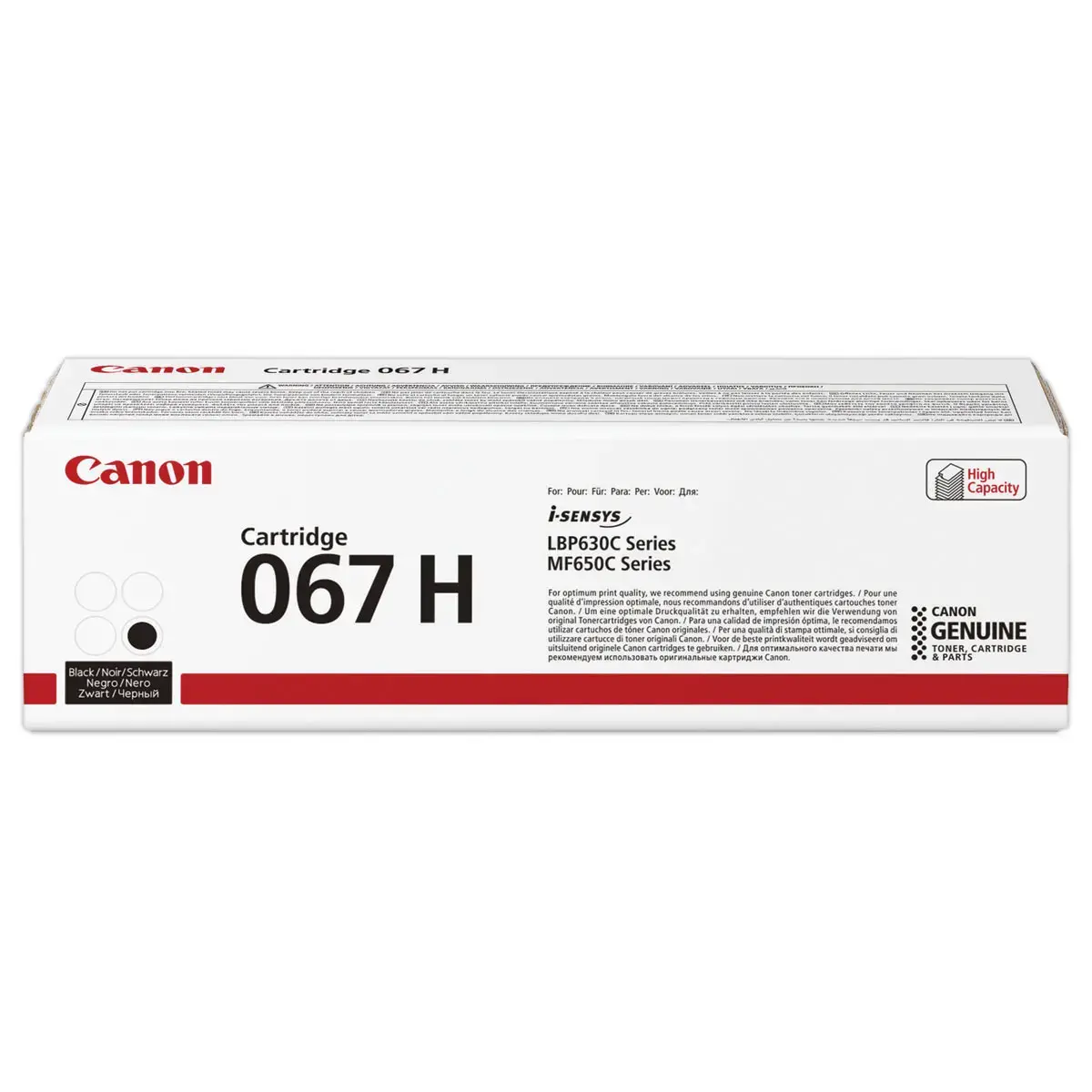Toner CANON 067H hoge capaciteit Zwart 