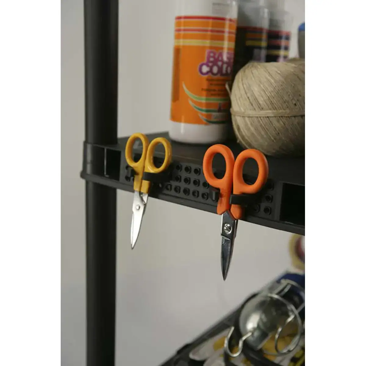 Plank L 120 cm met 5 planken zwart