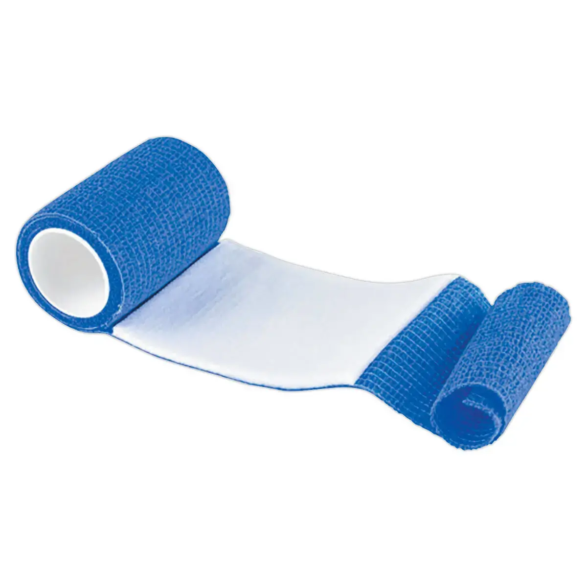 Drukverband op cohesieve band 6cm x 2m
