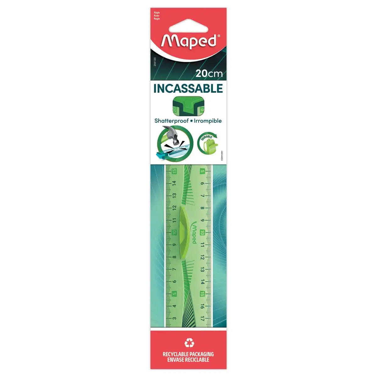 Dubbeldecimeter - ONBREKBAAR, assorti in blauw of groen