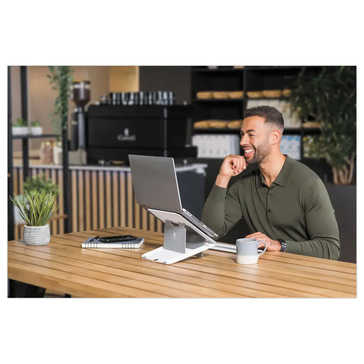 Laptop steun Breyta - Wit 