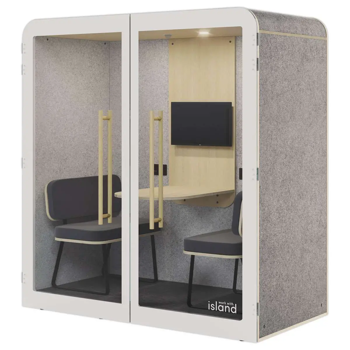 Geluiddichte cabine voor 2 personen