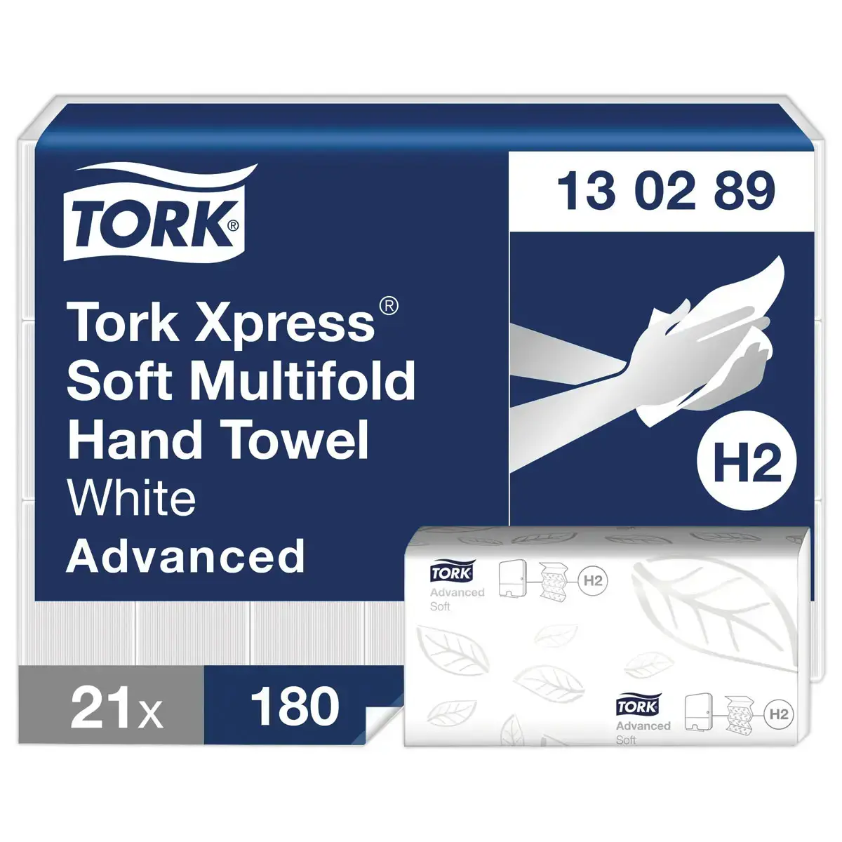 21 Pakken handdoekjes TORK Xpress® H2 - ZH2