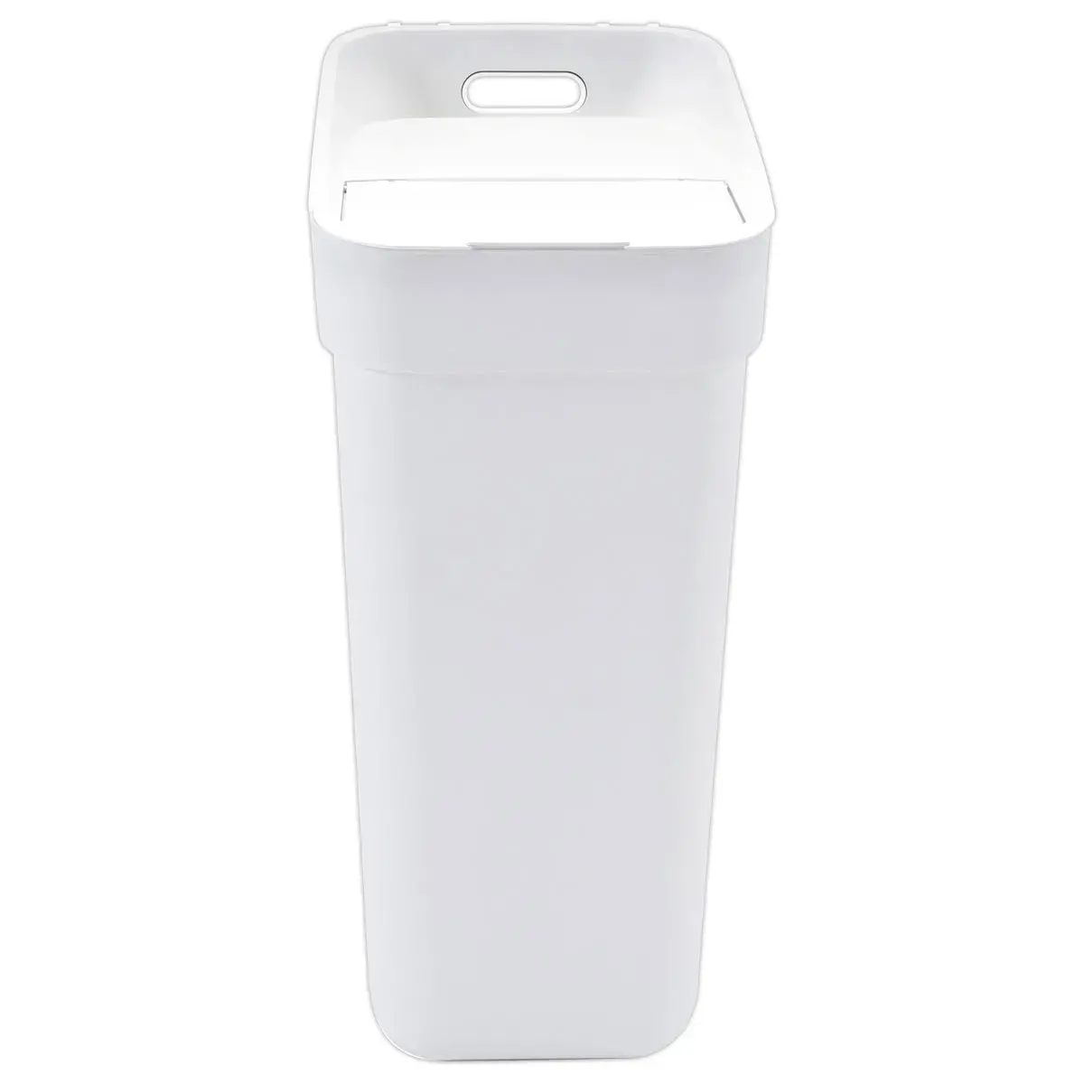 Afvalbak voor gescheiden afval, klaar om te verzamelen, 30l - wit/grijs