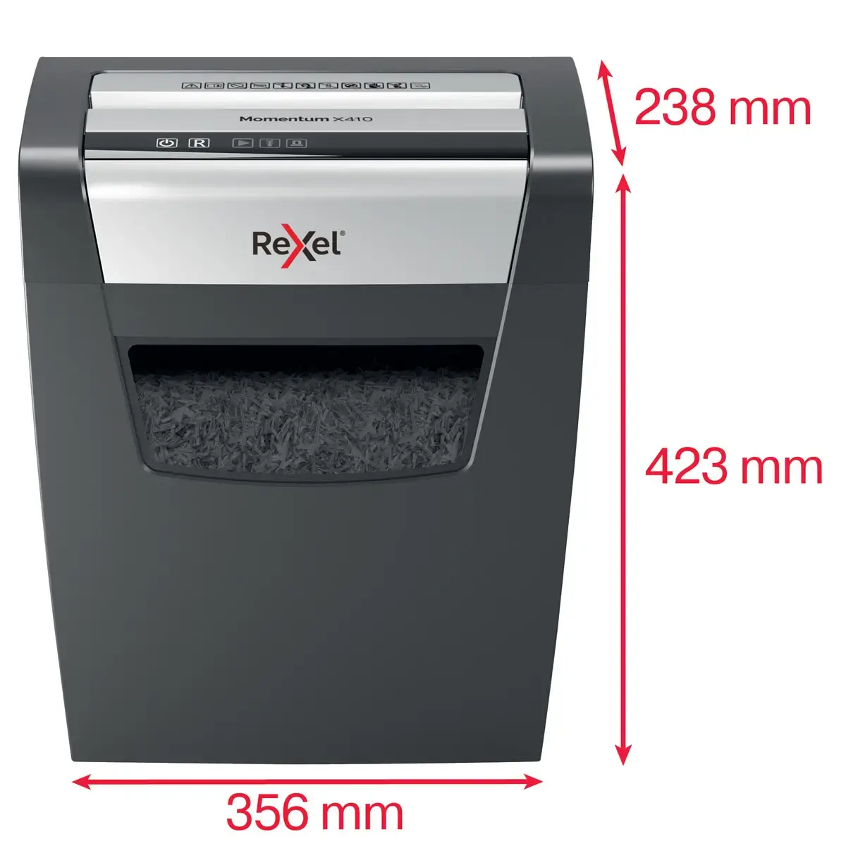Handmatige papiervernietiger Rexel Momentum X410