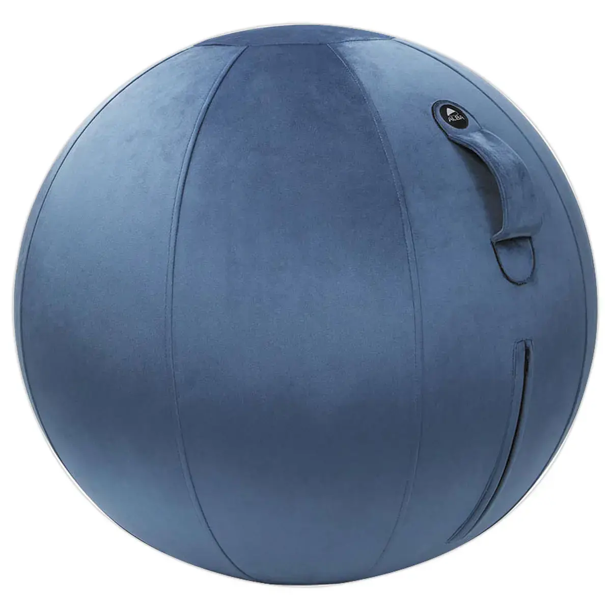 Ergonomische zitballon in fluweel - &Oslash; 65 cm 